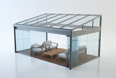 Cortinas de Cristal Sin Perfiles Las Condes